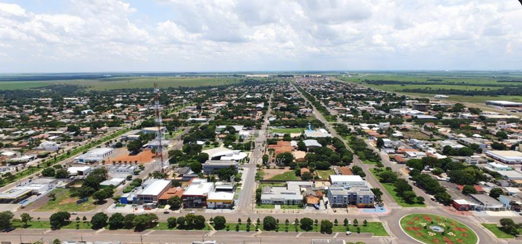 Vista aérea de Água Boa